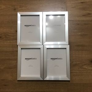 Set of 4 Silver 5x7 Frames